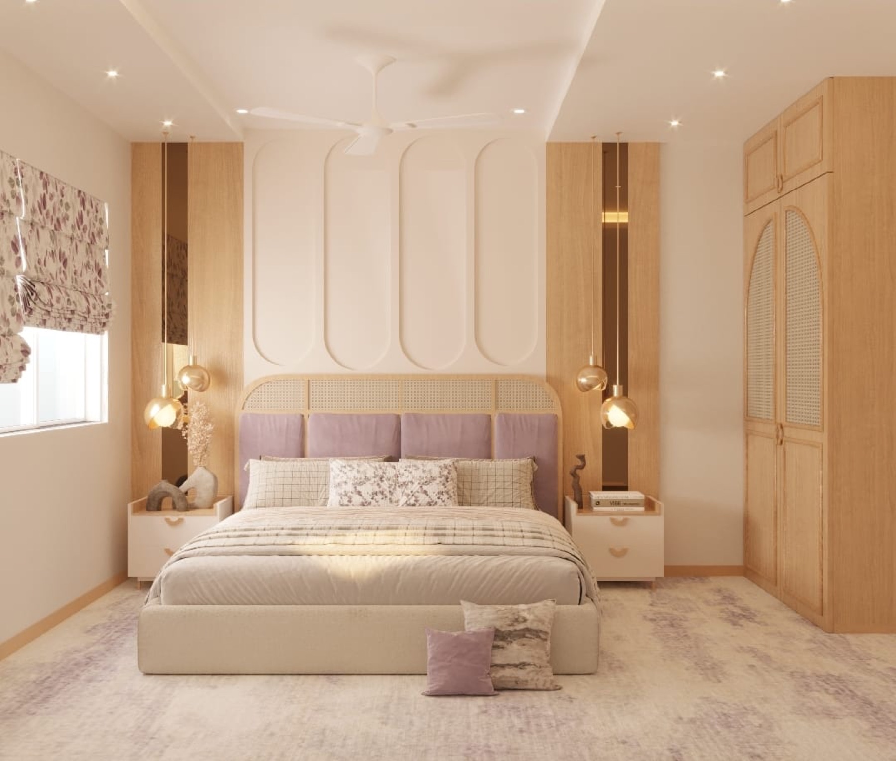 Bedroom interior — Ghadiyali Residence